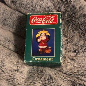 COCA-COLA SANTA ORNAMENT - 1989. Item # 36034